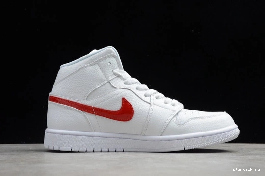 Red 1 Jordan University (W) White Mid BQ6472-106 BQ6472-106 0114